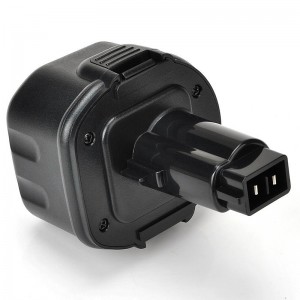 Ni-Cd 9.6V 1500mAh újratölthető fúró akkumulátorcellák Dewalthoz DE9061, DE9062, DW9061